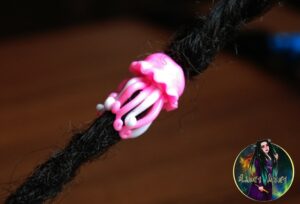 Dreadlock extensions Handmade Jewelry Bead for dreads Jellyfish Beads for dreadlocks