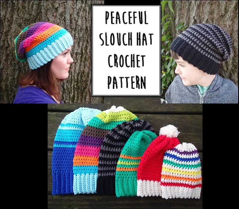 Aloof Hasten Hat Crochet Pattern PDF, Nonprofit Store, Unusual child, Infant, Toddler, Little one, Grownup, and XL Grownup Sizes