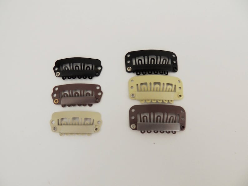Birdcage veil comb DIY snap minute combs minute bow clips Weft Clip or Micro Bead Web For Dreadlock Extensions