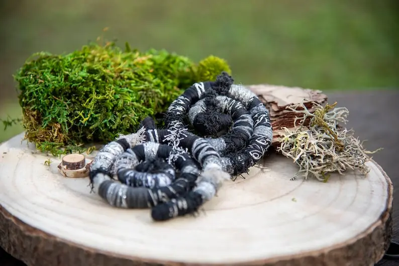 BLACK gray SPIRALOCK Bendable Apprehension Tie Dreadlock Equipment Wired Apprehension Tie Textured Spiralocks Recurring Apprehension Wire Apprehension Loc Tie Unikatina